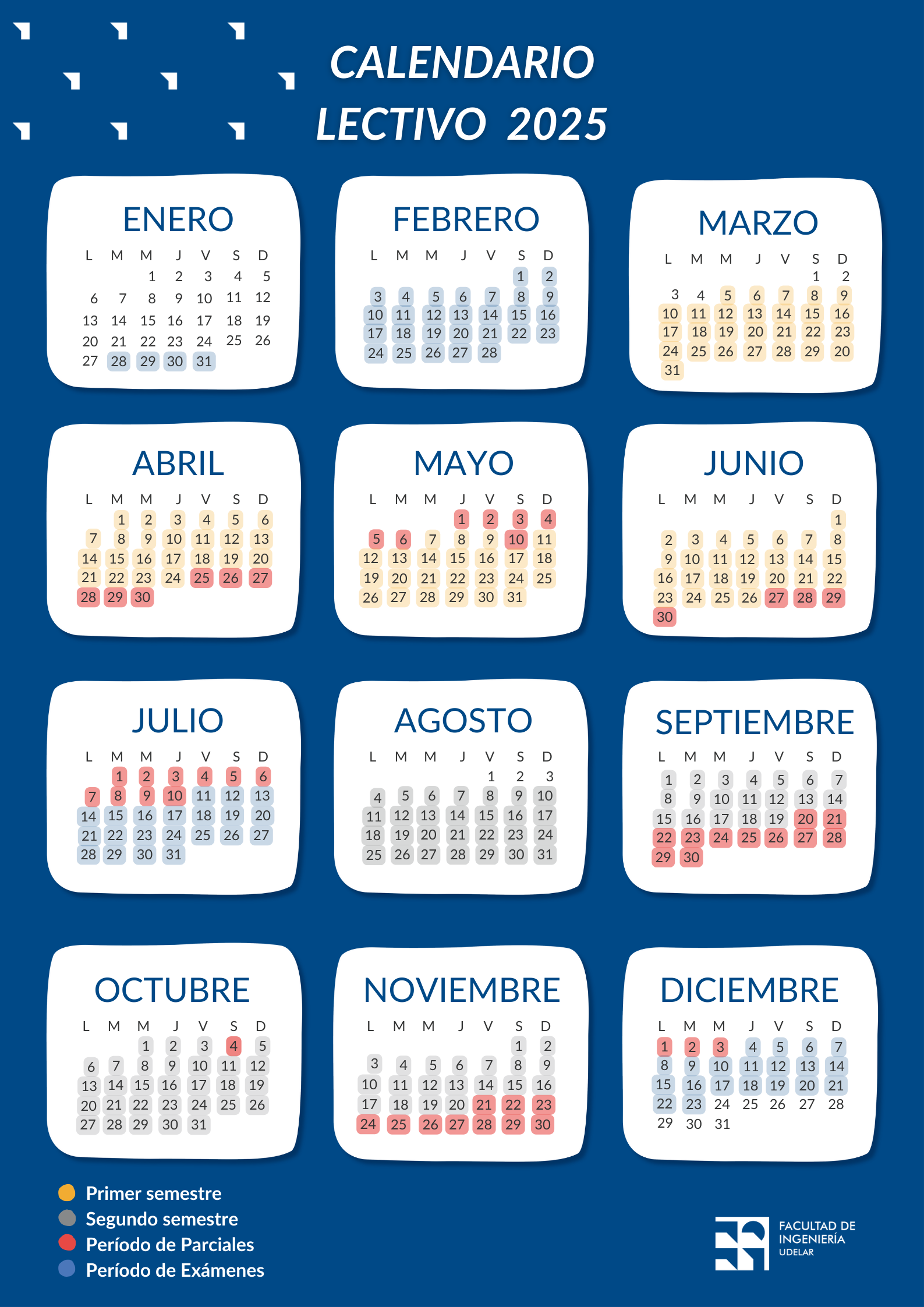 Calendario escolar 2025 facultad de quimica 4